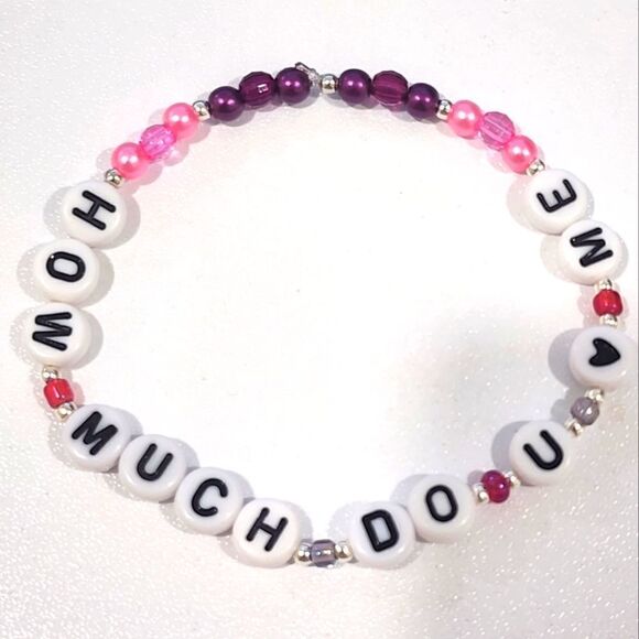 Custom Kelsea Ballerini Bracelet How Much Do You Love Me - Picture 1 of 1